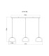Avila Bar Pendant Ceiling Light Gunmetal Smoke Glass Shade 3x LED Dimmable 2700-6500K Remote Control-9