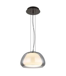 Avila Dome Pendant Ceiling Light Gunmetal Smoke Glass Shade LED Dimmable 2700-6500K Remote Control-1