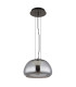 Avila Dome Pendant Ceiling Light Gunmetal Smoke Glass Shade LED Dimmable 2700-6500K Remote Control-2