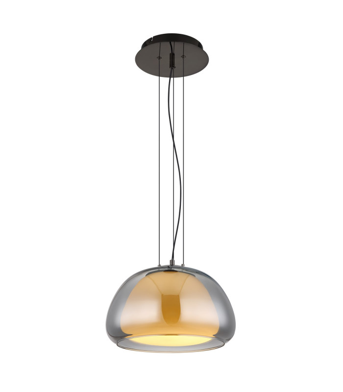 Avila Dome Pendant Ceiling Light Gunmetal Smoke Glass Shade LED Dimmable 2700-6500K Remote Control-8