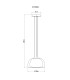 Avila Dome Pendant Ceiling Light Gunmetal Smoke Glass Shade LED Dimmable 2700-6500K Remote Control-9