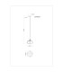Jella Dome Pendant Ceiling Light Matt Black Smoke Glass Shade 1x E14-8