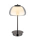 Avila Integrated LED Table Lamp Gunmetal Smoke Glass Shade LED Dimmable 2700-6500K Remote Control-1
