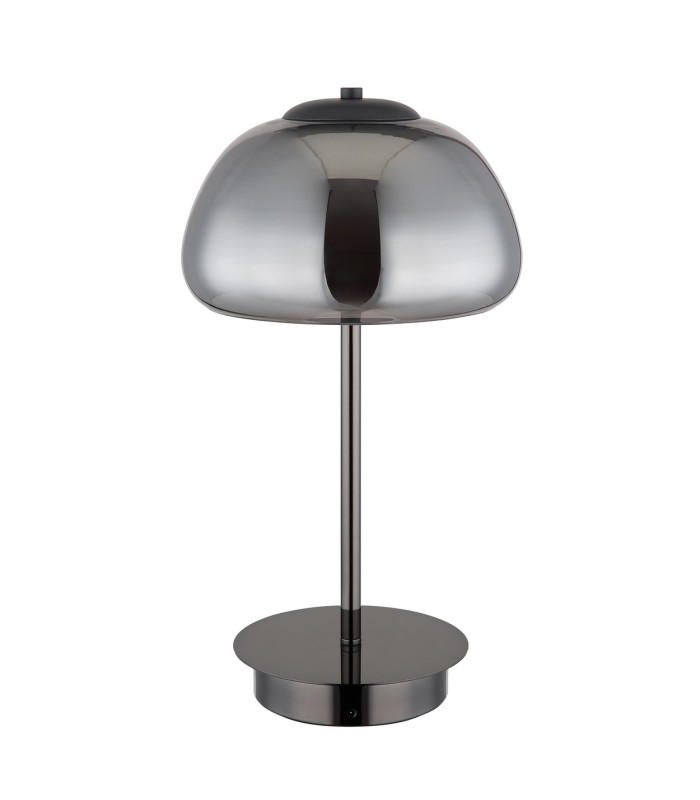 Avila Integrated LED Table Lamp Gunmetal Smoke Glass Shade LED Dimmable 2700-6500K Remote Control-4
