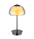 Avila Integrated LED Table Lamp Gunmetal Smoke Glass Shade LED Dimmable 2700-6500K Remote Control-5