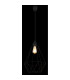 Zachary Wire Frame Pendant Ceiling Light Matt Black 1x E27-4