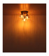 Fluoro Slim Pendant Ceiling Light Matt Black LED 3000K-4