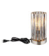 Cayden Glass Table Lamp Nickel Matt Clear Glass Shade 1x E27-4