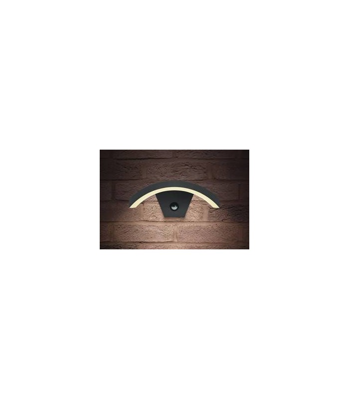 Outdoor LED Curve PIR Wall Light 7.6W 4000K 420lm IP54 - 2