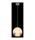 Barry 25cm Dome Pendant Ceiling Light Nickel Matt Ball Opal Glass Shade 1x E27-4