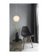 Barry 25cm Dome Pendant Ceiling Light Nickel Matt Ball Opal Glass Shade 1x E27-5