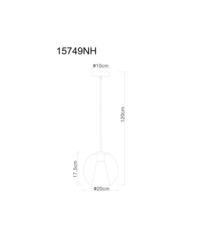 Barry 20cm Dome Pendant Ceiling Light Nickel Matt Ball Opal Glass Shade 1x E27-6