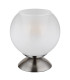 Barry Globe Table Lamp Nickel Matt Ball Opal Glass Shade 1x E27-2