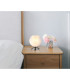 Barry Globe Table Lamp Nickel Matt Ball Opal Glass Shade 1x E27-5