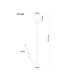 Barry Glass Floor Lamp Matt Black Ball Smoke Glass Shade 1x E27-6