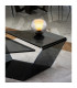 Barry Globe Table Lamp Matt Black Ball Smoke Glass Shade 1x E27-4