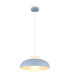 Lowe Dome Pendant Ceiling Light Blue Matt 1x E27-1