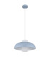 Lowe Dome Pendant Ceiling Light Blue Matt 1x E27-2
