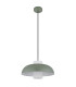 Lowe Dome Pendant Ceiling Light Green Matt 1x E27-2