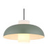 Lowe Dome Pendant Ceiling Light Green Matt 1x E27-3