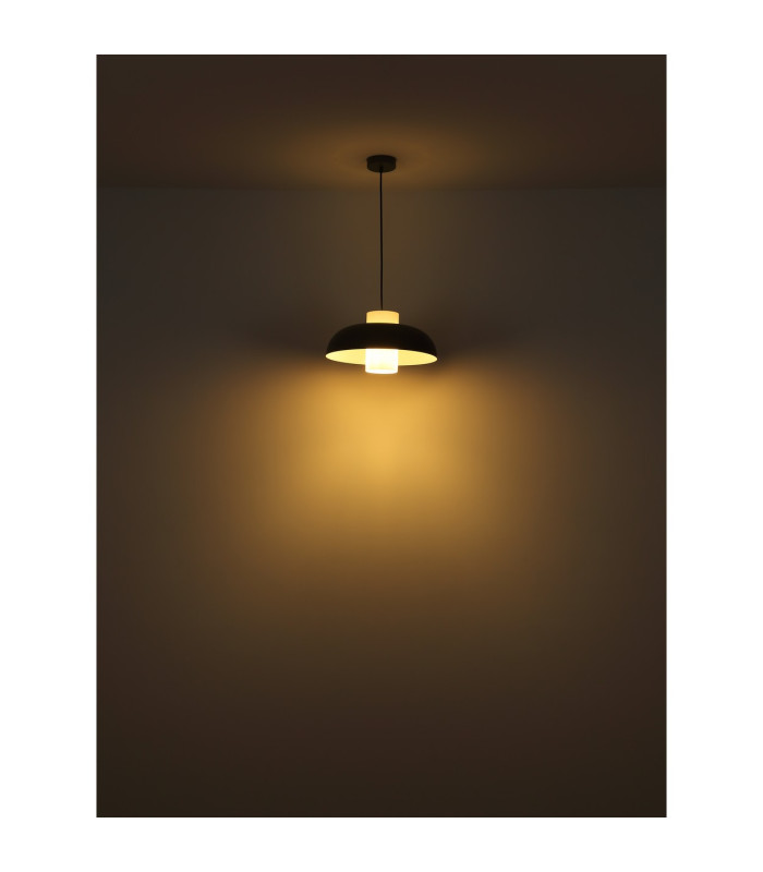 Lowe Dome Pendant Ceiling Light Green Matt 1x E27-4