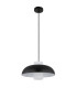 Lowe Dome Pendant Ceiling Light Matt Black 1x E27-2