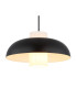 Lowe Dome Pendant Ceiling Light Matt Black 1x E27-3