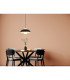 Lowe Dome Pendant Ceiling Light Matt Black 1x E27-4