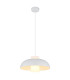 Lowe Dome Pendant Ceiling Light White Matt 1x E27-1