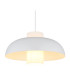 Lowe Dome Pendant Ceiling Light White Matt 1x E27-3