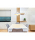 Lowe Dome Pendant Ceiling Light White Matt 1x E27-4