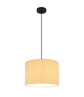 Page Cylindrical Pendant Ceiling Light Matt Black 1x E27-1