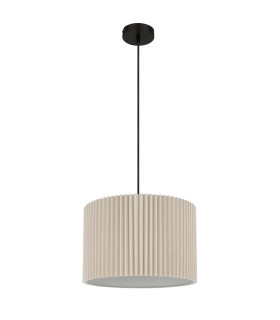Page Cylindrical Pendant Ceiling Light Matt Black 1x E27-2