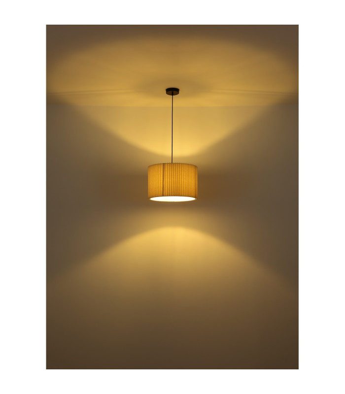 Page Cylindrical Pendant Ceiling Light Matt Black 1x E27-4