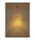 Alfred Wire Frame Pendant Ceiling Light Sand Colored Matt 1x E27-5