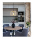 Alfred Wire Frame Pendant Ceiling Light Sand Colored Matt 1x E27-6