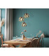 Mika Cluster Pendant Ceiling Light Matt Black 3x E27-5