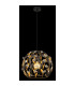 Mika Wire Frame Pendant Ceiling Light Matt Black 1x E27-4