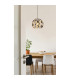 Mika Wire Frame Pendant Ceiling Light Matt Black 1x E27-5