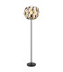 Mika Floor Lamp Matt Black 1x E27-1