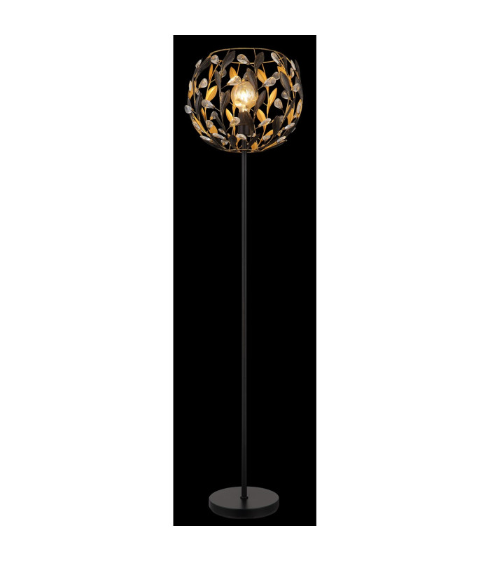 Mika Floor Lamp Matt Black 1x E27-4