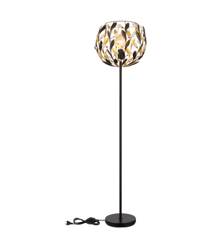 Mika Floor Lamp Matt Black 1x E27-5
