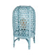 Cairo Bedside Table Lamp Blue Antique 1x E27-2
