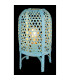 Cairo Bedside Table Lamp Blue Antique 1x E27-3