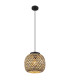 Colly Wire Frame Pendant Ceiling Light Matt Black 1x E27-1