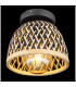 Colly Semi Flush Ceiling Light Matt Black 1x E27-3
