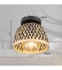 Colly Semi Flush Ceiling Light Matt Black 1x E27-5