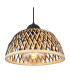 Colly Dome Wire Frame Pendant Ceiling Light Matt Black 1x E27-3