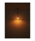 Colly Dome Wire Frame Pendant Ceiling Light Matt Black 1x E27-5