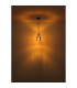 Aleidis Slim Pendant Ceiling Light Matt Black Smoke Glass Shade 1x E27-4